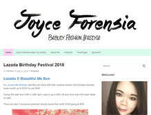 Tablet Screenshot of joyceforensia.com